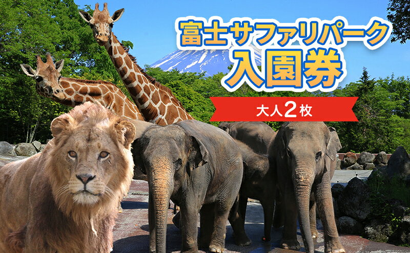 【ふるさと納税】動物園 静岡 富士サファリパーク 大人 2枚 入場券 ペア ペアチケット サファリパーク 動物 子供 家族 お出かけ チケット 券 ギフト券 体験チケット ギフト プレゼント 贈答 贈答品 贈り物 旅行 観光 入園券 優待券 静岡県 裾野 裾野市 サムネイル2