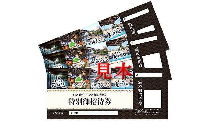 【ふるさと納税】時之栖 温浴施設共通招待券 10枚（5万2千円寄付コース） チケット 温泉利用券 サムネイル2