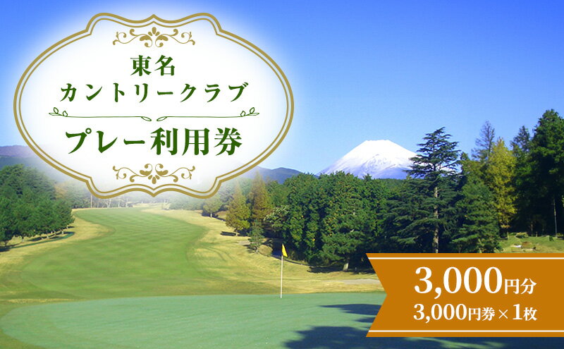 【ふるさと納税】東名カントリークラブ プレー利用券【3,000円】ゴルフ ゴルフチケット プレー券 チケット 裾野市 裾野 ゴルフ場利用権 サムネイル2