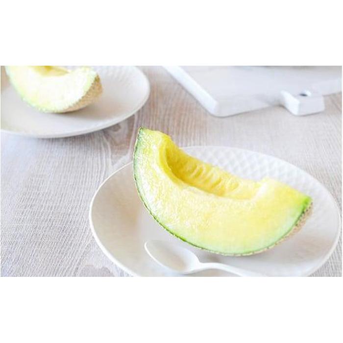 【ふるさと納税】御前崎市産アローマメロン（山等級）1玉入り サムネイル2