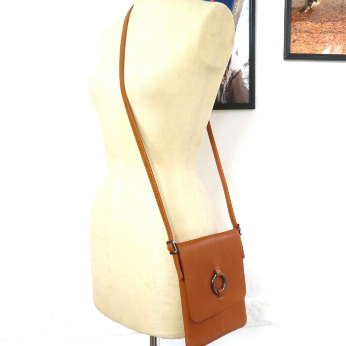 【ふるさと納税】 Pero（ペロ）S＜選べる3色＞ ／ ファッション 小物 革 イタリアンレザー ソフトレザー 1枚革 牛革 匠の技 手作り バッグ ポシェット ショルダー 軽量 薄型 オープンポケット 伊豆の国 静岡 静岡県 サムネイル3