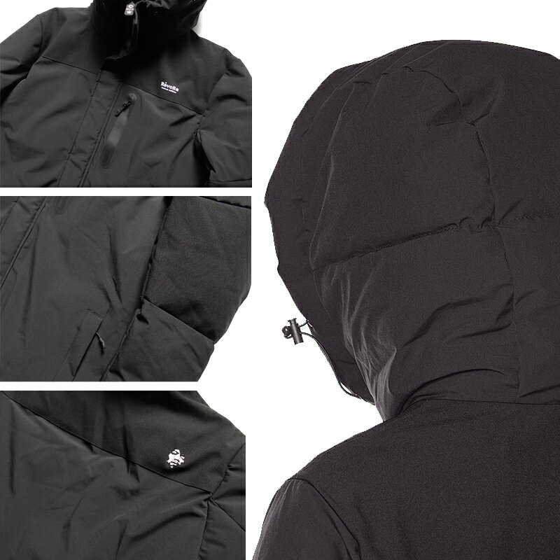 【ふるさと納税】 Revolla 撥水 ストレッチ 中綿 フード ジャケット アウター 防寒 軽量 暖かい コート 秋冬 メンズ レディース ユニセックス アウトドア 通勤 通学 カジュアル スポーツ 防風 機能性 おしゃれ ファッション 返礼品 寄附 地域支援 牧之原市 静岡県 サムネイル3