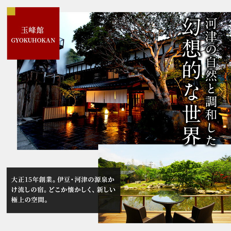 【ふるさと納税】旅行 静岡県 宿泊補助券 玉峰館 6000円分 伊豆 温泉 宿泊 旅館 ホテル 宿 観光 国内旅行 家族 ファミリー カップル 一人旅 記念日 チケット 宿泊券 旅行券 券 ギフト券 施設利用券 静岡 河津 河津町 サムネイル3