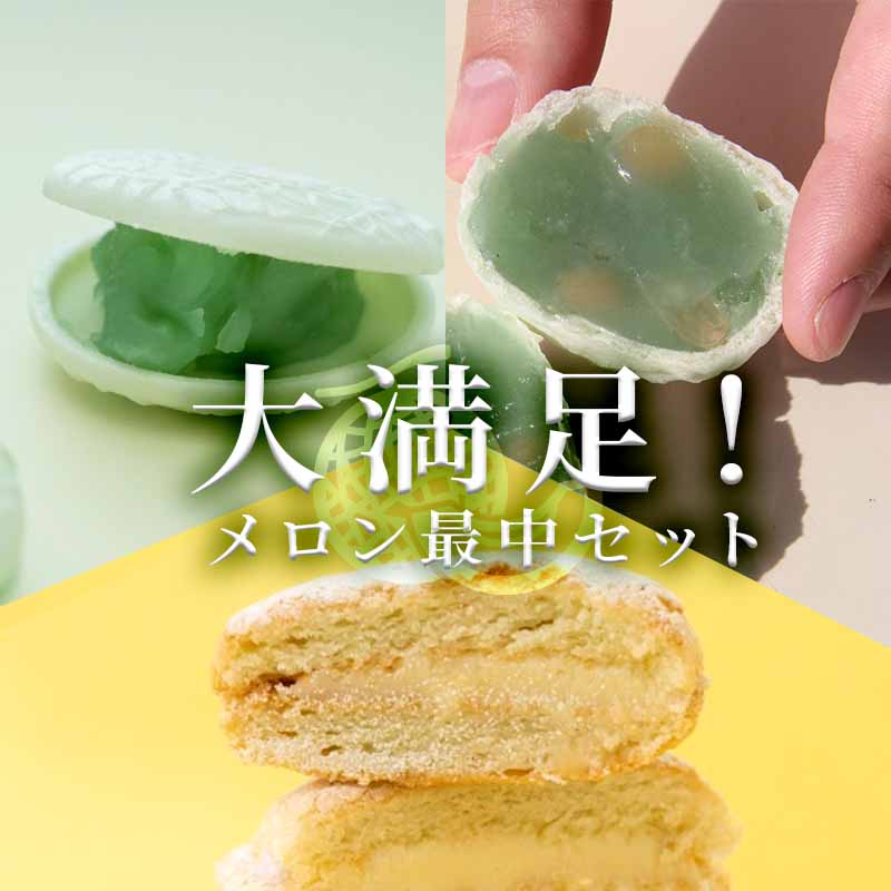 メロン最中セット[A] スイーツ 最中 メロン メロンロール 手作り ダックワーズ 扇屋製菓 南伊豆 静岡県 温泉メロン マスクメロン メロンロール 送料無料