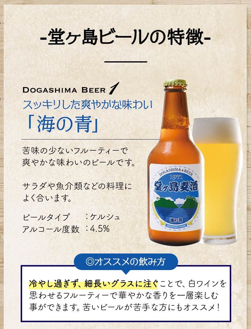 【ふるさと納税】 ビール 麦酒 地ビール 瓶 ご当地 堂ヶ島 飲み比べ クラフトビール 伊豆 西伊豆 地ビール「堂ヶ島麦酒」6本セット サムネイル3
