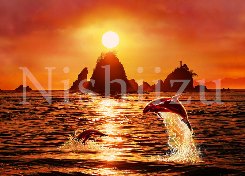 【ふるさと納税】海底熟成ラッセンワイン　西伊豆田子島の夕陽とイルカ（TYPE Cラベル） サムネイル3