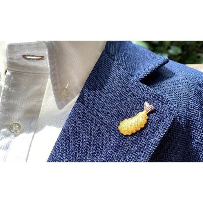 話題独占？！名古屋名物【エビフライ】魚のアクセサリーシリーズ”nanako”ピンズ | 愛知県 名古屋市 愛知 名古屋 楽天ふるさと 納税 支援品 返礼品 支援 返礼 お礼の品 アクセサリー アクセ ピンバッチ お土産 おみやげ 土産 おしゃれ オシャレ