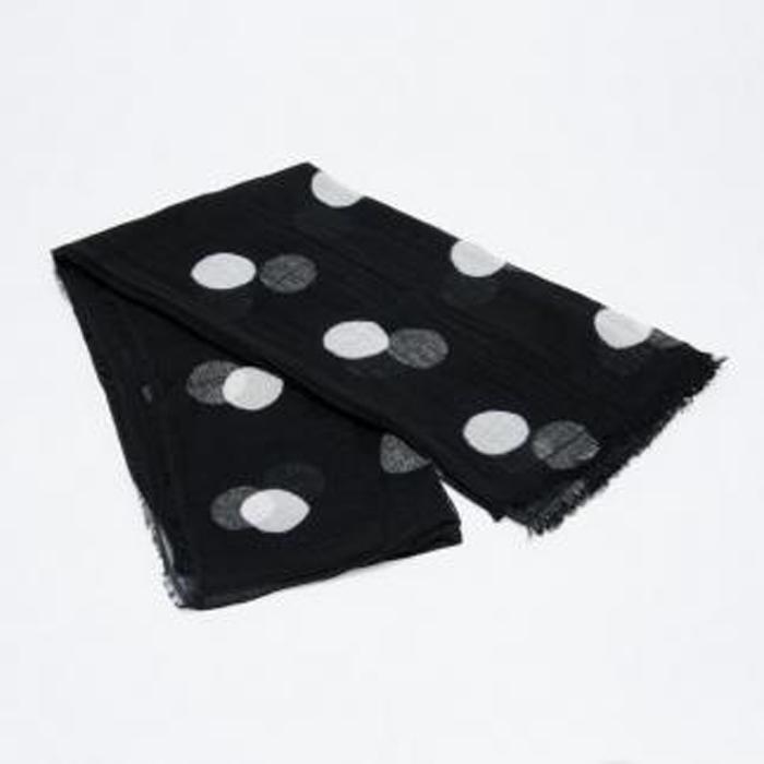 【黒紋多い】名古屋黒紋付染めストール（知多木綿） | 愛知県 名古屋市 愛知 名古屋 楽天ふるさと 納税 支援品 返礼品 支援 返礼 お礼の品 ストール ファッション レディース 女性 ファッション小物 おしゃれ ファッション雑貨 オシャレ お土産 おみやげ