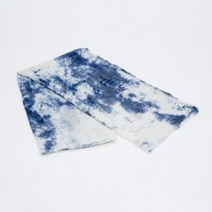 【青霧】名古屋黒紋付染めストール（知多木綿） | 愛知県 名古屋市 愛知 名古屋 楽天ふるさと 納税 支援品 返礼品 支援 返礼 お礼の品 ストール ファッション レディース 女性 ファッション小物 おしゃれ ファッション雑貨 オシャレ お土産 おみやげ