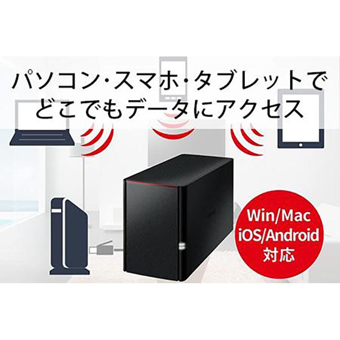 【ふるさと納税】BUFFALO/バッファロー リンクステーション　RAID機能対応　ネットワーク対応HDD(12TB) サムネイル2