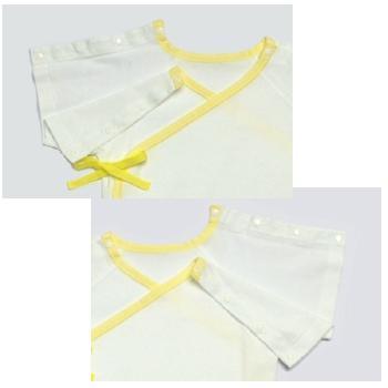 【ふるさと納税】【日本製】点滴対応　両肩スナップ・肌着 サムネイル3