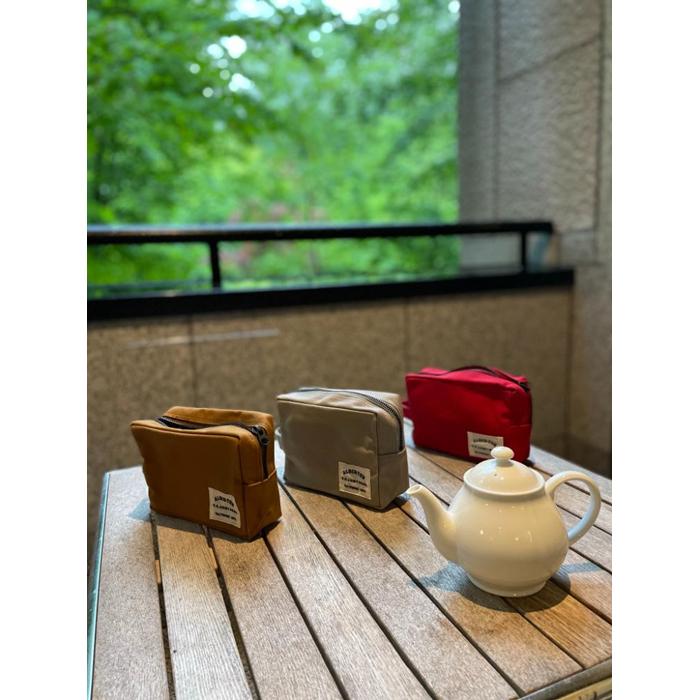 【ふるさと納税】アーミーダックパラフィン加工生地を使用したミニポーチ サムネイル2