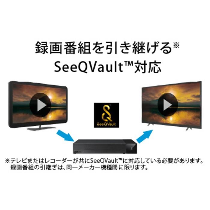 【ふるさと納税】BUFFALO/バッファロー SeeQVault対応 3.5インチ 外付けHDD 6TB/HD-SQS6U3-A サムネイル2