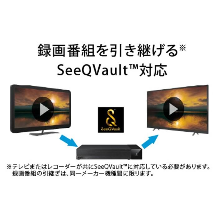 【ふるさと納税】BUFFALO/バッファロー SeeQVault対応 3.5インチ 外付けHDD 4TB/HD-SQS4U3-A サムネイル2