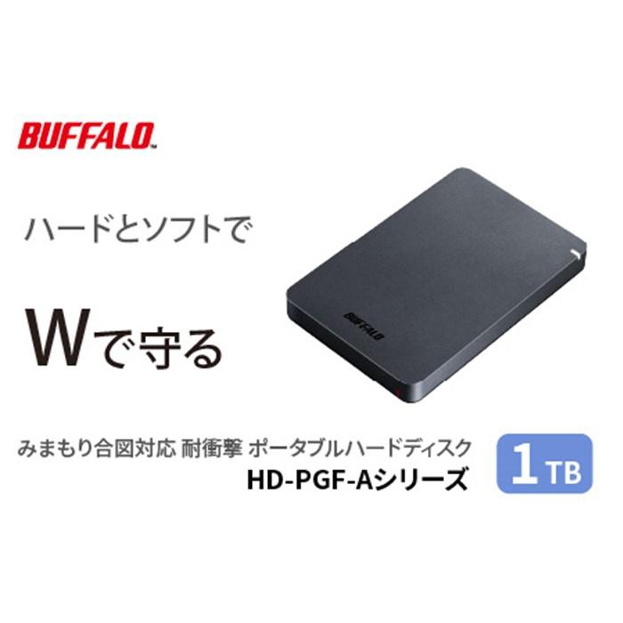 BUFFALO/バッファロー 耐衝撃ポータブルHDD 1TB