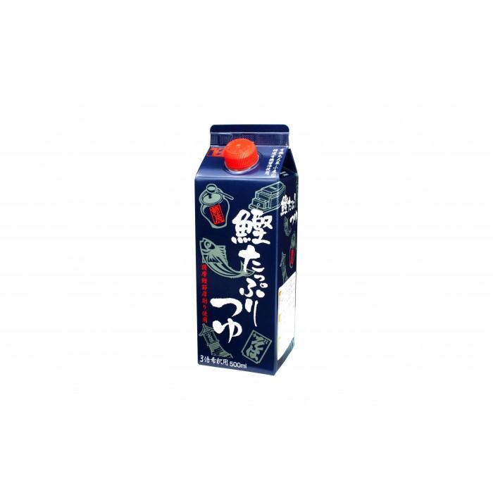 【ふるさと納税】鰹たっぷりつゆ500ml×12入 サムネイル2