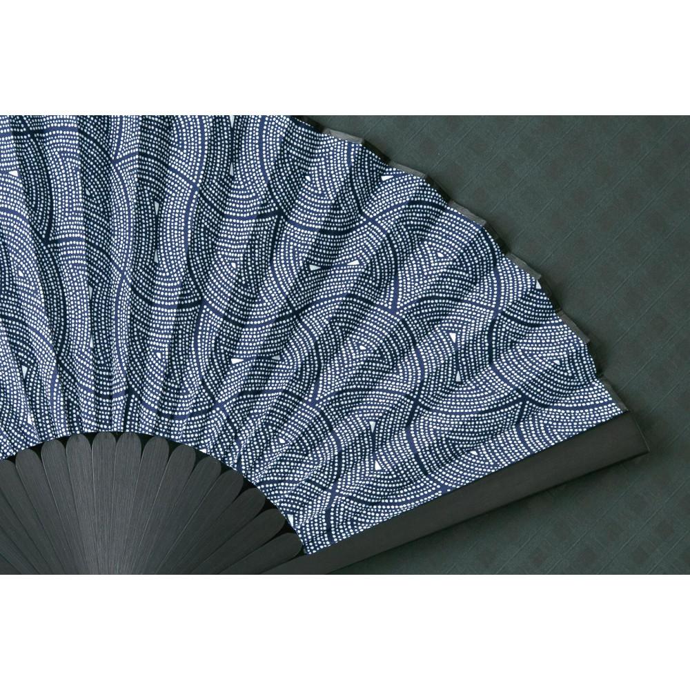 【ふるさと納税】名古屋友禅扇子 分銅と扇 サムネイル2