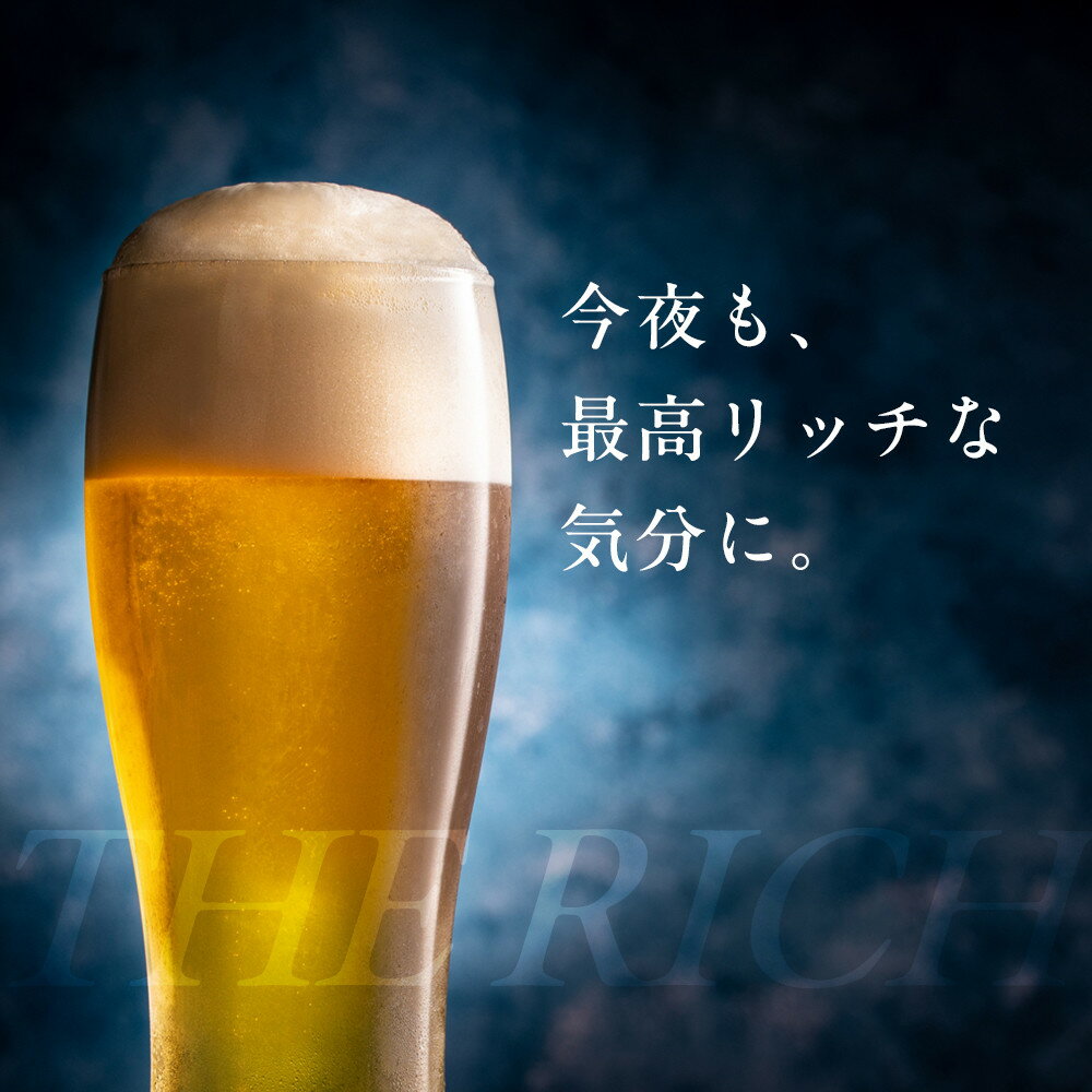 【ふるさと納税】アサヒ　ザ・リッチ＜500ml缶＞24缶入　　1ケース　名古屋工場製造 サムネイル2