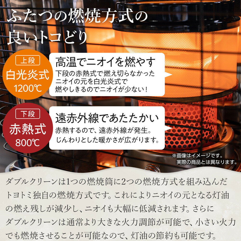 【ふるさと納税】トヨトミ「反射形石油ストーブ RC-S2824(W:ホワイト)」 サムネイル2