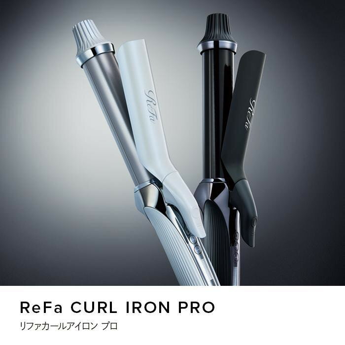 【ふるさと納税】【選べるカラー／サイズ】ReFa CURL IRON PRO（ホワイト or ブラック／19mm・26mm・32mm・38mm）| リファ カールアイロン 海外対応 ヘアアイロン コテ プレゼント ギフト 1年保証 美容師 ヘアケア スタイリング ダメージケア 艶 傷まない 人気 おすすめ - 画像2