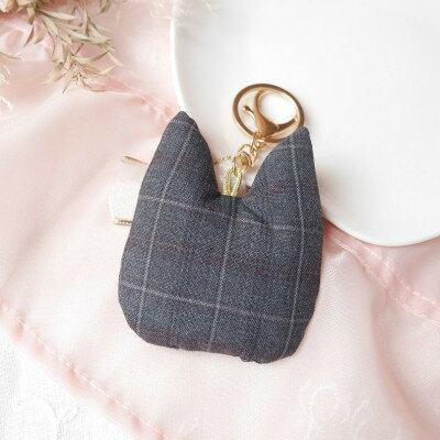 【ふるさと納税】【高級スーツ生地使用】大人オシャレなねこのバッグチャーム【1451799】 サムネイル2