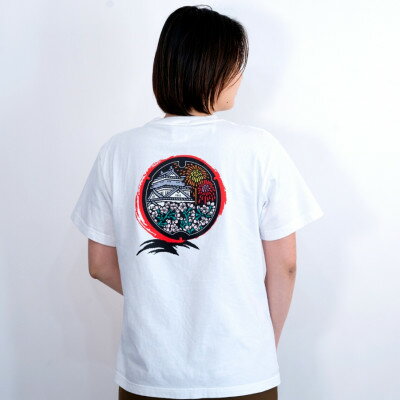 岡崎市 マンホールTシャツ 白 Mサイズ【1473515】