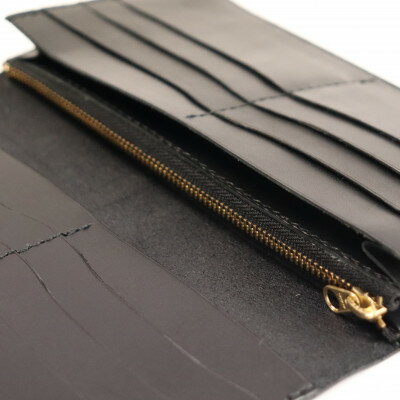 【ふるさと納税】京都レザー　長財布　【金色:雅】【1564202】 サムネイル3