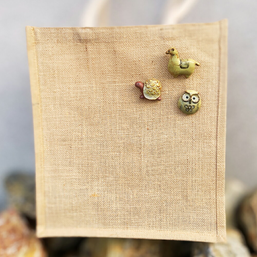 【ふるさと納税】【瀬戸焼】動物ブローチ　5種セット （AC94-98）【かしわ窯】 /　瀬戸焼 ギフト ブローチ[BBAJ023] サムネイル2