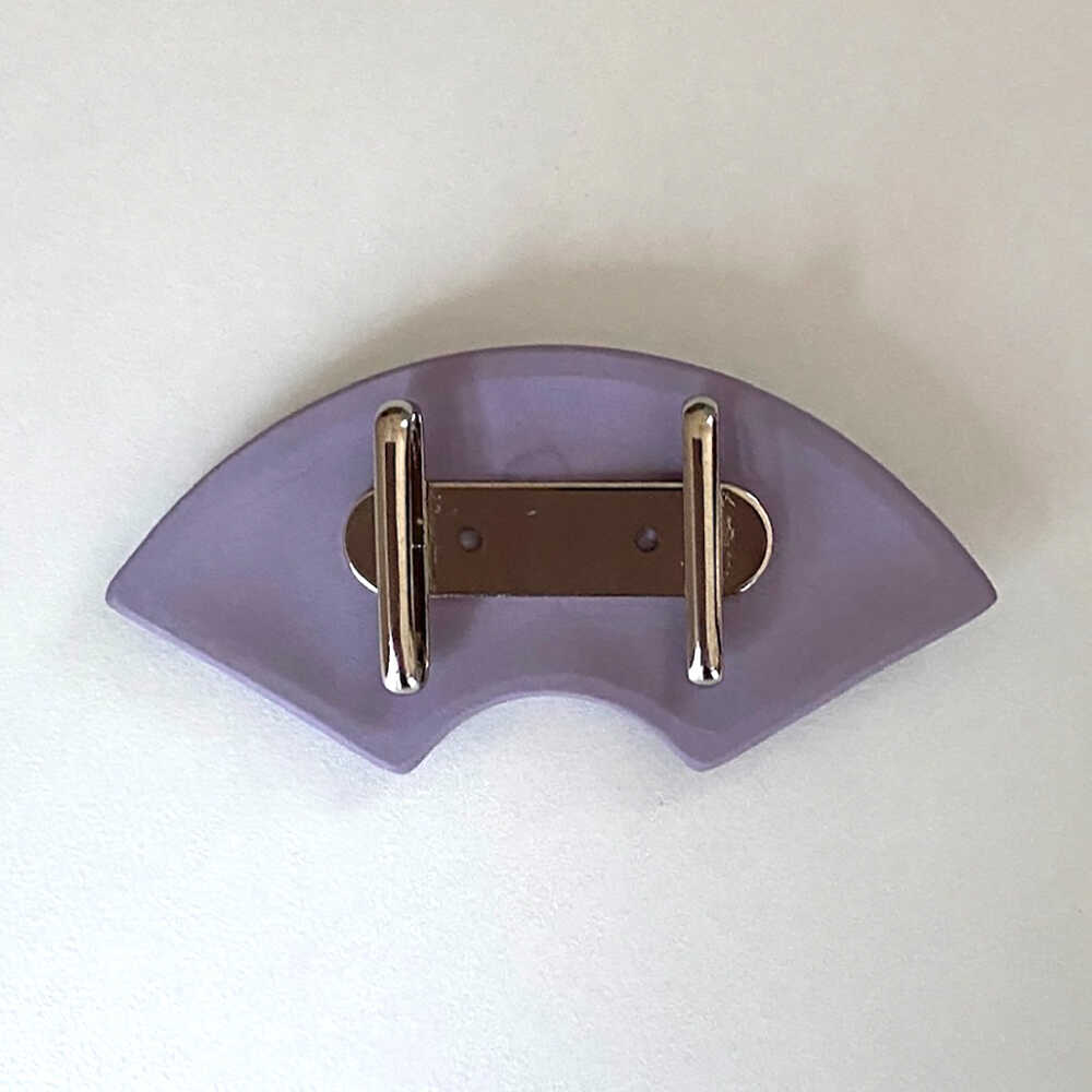 【ふるさと納税】＜帯留＞ 椿 紫色 /着物 小物 ギフト 贈り物 / 瀬戸市 / 陶華[BBCD011] サムネイル3