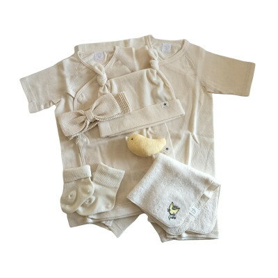【ふるさと納税】419009/オーガニックコットン出産準備セット(ギフト)【1557513】 サムネイル2