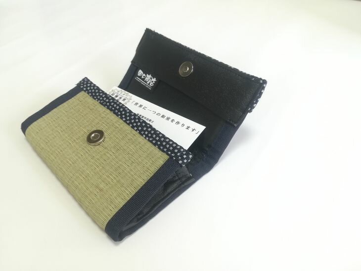 【ふるさと納税】天然イ草の香り満点　畳名刺入れ　カラー：ピンク サムネイル3