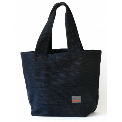 三河木綿刺子織バッグ　sasicco トート40　(黒)【1411339】