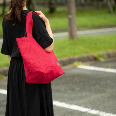 【ふるさと納税】三河木綿刺子織バッグ　sasicco トート40　(黒)【1411339】 サムネイル3