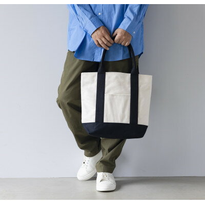 【ふるさと納税】三河木綿刺し子織バッグ　sasicco　OBIトート　(生成)【1413039】 サムネイル2