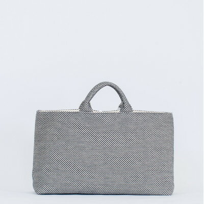 三河木綿刺し子織 sasicco 舟形トートバッグ　消防刺子【配送不可地域：沖縄県】【1690532】