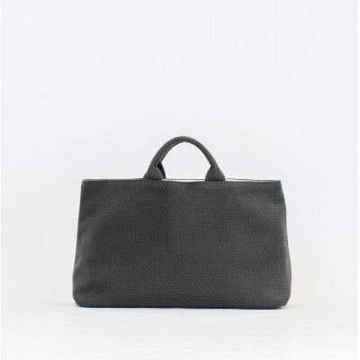 三河木綿刺し子織　sasicco 舟形トートバッグ　グレー【配送不可地域：沖縄県】【1690536】