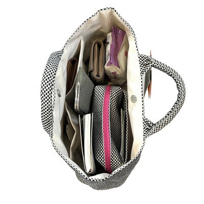 【ふるさと納税】三河木綿刺し子織　sasicco フナガタトートミニ　ターコイズ【配送不可地域：沖縄県】【1691062】 サムネイル2