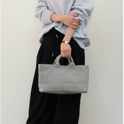 【ふるさと納税】三河木綿刺し子織　sasicco フナガタトートミニ　ターコイズ【配送不可地域：沖縄県】【1691062】 サムネイル3