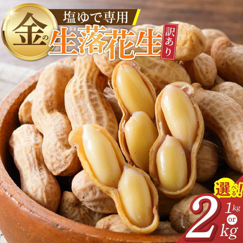先行予約 生落花生 金の生落花生 訳あり 家庭用 選べる 容量 1kg 2kg やみつき 極うま 生ピーナッツ 塩ゆで専用 国産 落花生 地豆 豆 さとのか 朝採り おつまみ サラダ かき揚げ 食品 神重農産 お取り寄せ 愛知県 碧南市 送料無料