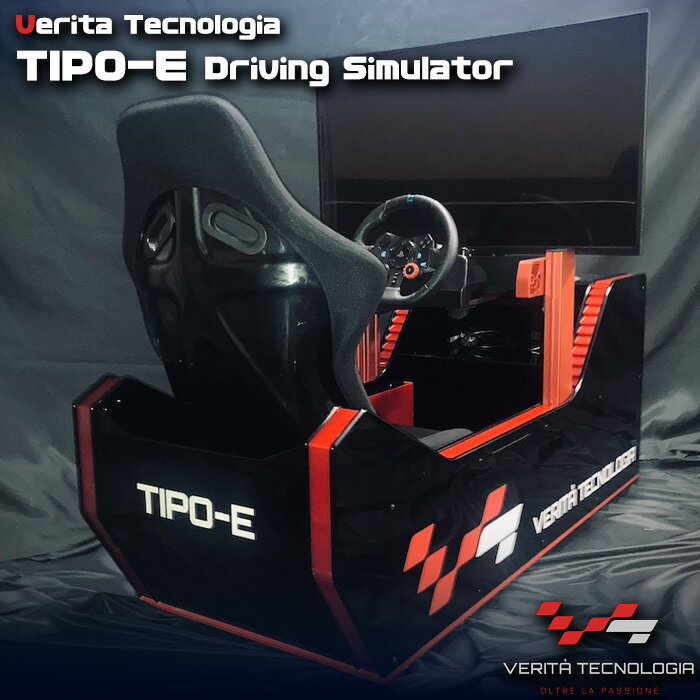No.440 Verita Tecnologia　TIPO-E Driving Simulator ／ ドライビングシミュレーター ゲーム ゲーミング PlayStation4 PlayStation5 PS4 PS5 プレステ4 プレステ5 GranTurismo7 グランツーリスモ7 送料無料 愛知県