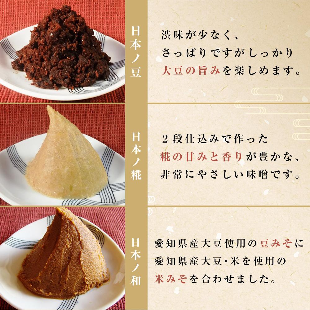 【ふるさと納税】【無添加】桶から出したて！生味噌3種（白、赤、合）包みセット【味噌 みそ 生味噌 調味料 みそ汁 味噌汁 無添加 豆味噌 八丁味噌 米味噌 合わせ 大豆 食べ比べ 愛知県 豊田市 CH005】 | 名産品 特産品 食品 調味料 赤味噌 赤みそ 白味噌 白みそ 合わせみそ サムネイル3