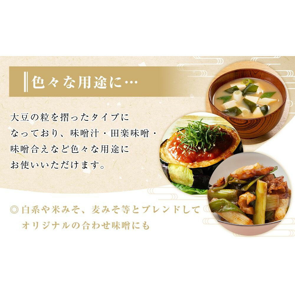 【ふるさと納税】桝塚豆みそ 無為自然 600g×10袋【味噌 みそ 調味料 みそ汁 味噌汁 豆味噌 八丁味噌 大豆 天然熟成 愛知県 豊田市】 サムネイル3