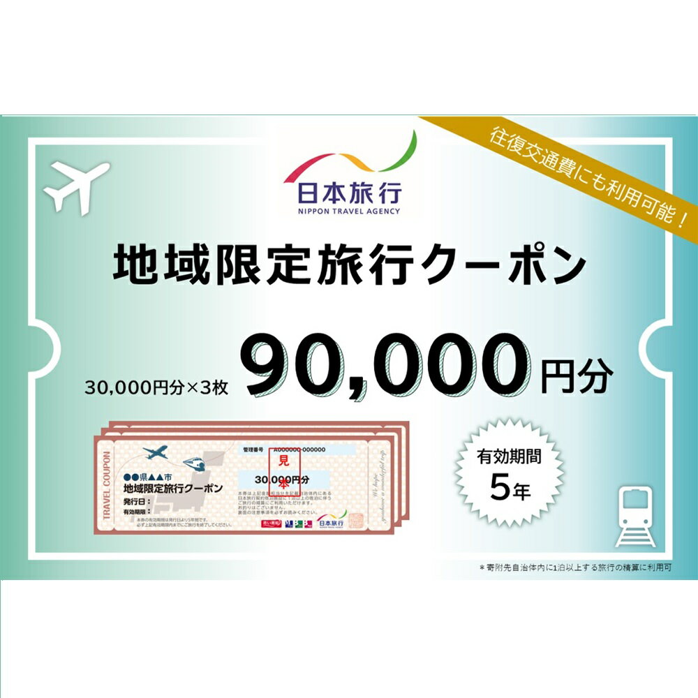愛知県西尾市 日本旅行 地域限定旅行クーポン90,000円分・N074 クーポン 券 旅行 観光 観光旅行 サイトシーイング 体験 5年間有効 1泊 1泊以上 旅 一人旅 夫婦旅行 家族旅行 愛知県 西尾市 送料無料