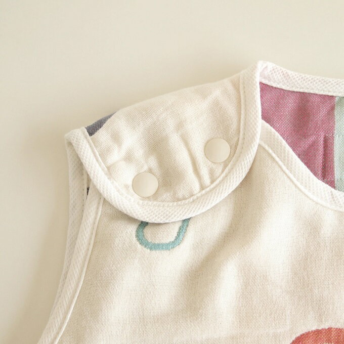 【ふるさと納税】G0395 赤ちゃんの 寝冷えを防ぐ ふくふく ガーゼ スリーパー シャンピニオン キッズ ベビー コットン - 画像3