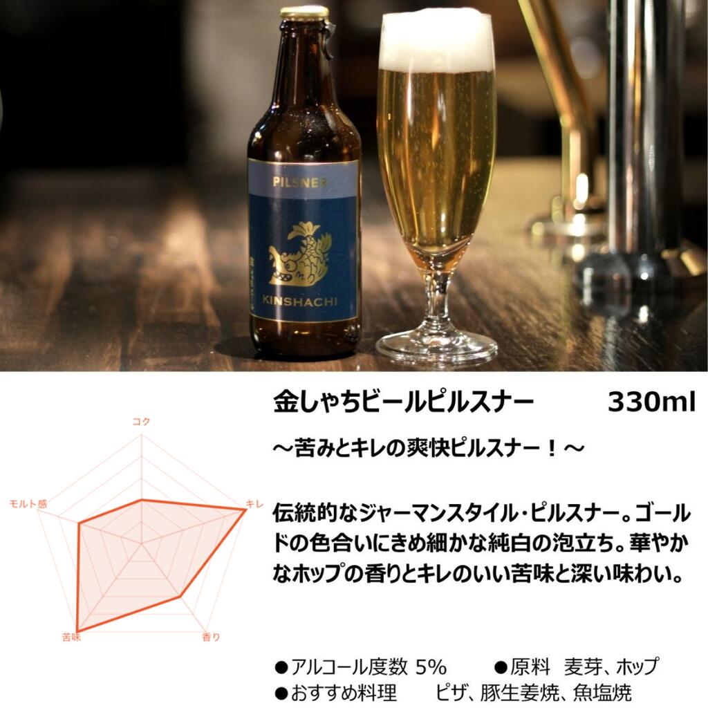 【ふるさと納税】金しゃちビール ピルスナー ・ アルト 24本セット ｜ ビール 金しゃちビール 飲み比べ 詰め合わせ お酒 アルコール お食事 おみやげ お土産 24本 麦芽 ホップ 愛知 金鯱 クラフトビール 盛田金しゃちビール サムネイル2