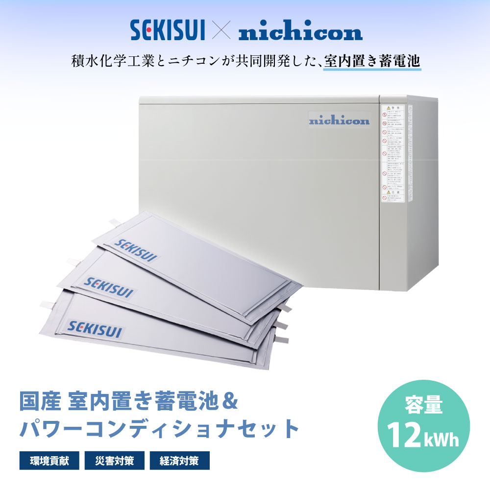 【ふるさと納税】国産セル 蓄電池 ・ パワーコンディショナー セット【 Enneagram 】 メイドインジャパン 国産蓄電池 室内置き 防災 防災用品 積水化学工業 と ニコチン 共同開発 非常時用 震災 日用品 工業製品 家庭用 送料無料 サムネイル2