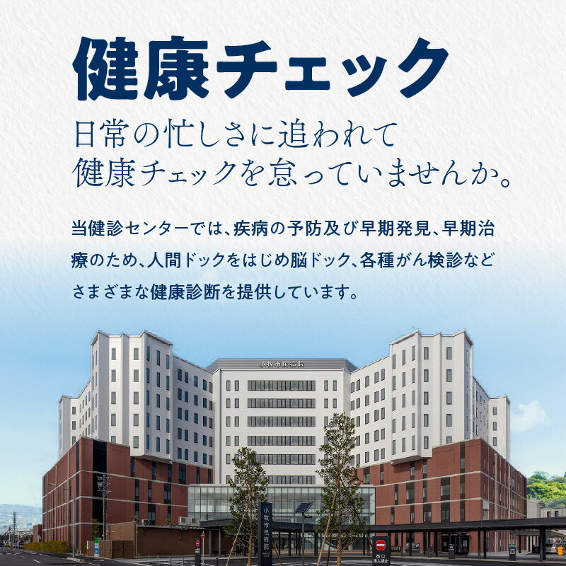 【ふるさと納税】脳ドック 利用 クーポン券 小牧市民病院 健康診断 チケット 人間ドック健診施設機能評価認定 検診 MRI 心電図 血液検査 早期発見 早期治療 健康チェック 病院 クーポン 利用券 人間ドッグ 愛知県 小牧市 送料無料 サムネイル2