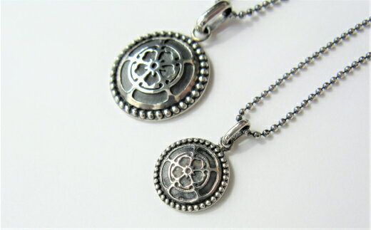 【ふるさと納税】織田木瓜 ペンダントネックレス 【サイズが選べる 大 / 小 】【ネックレスの長さが選べる 40cm / 45cm / 50cm 】 サムネイル3