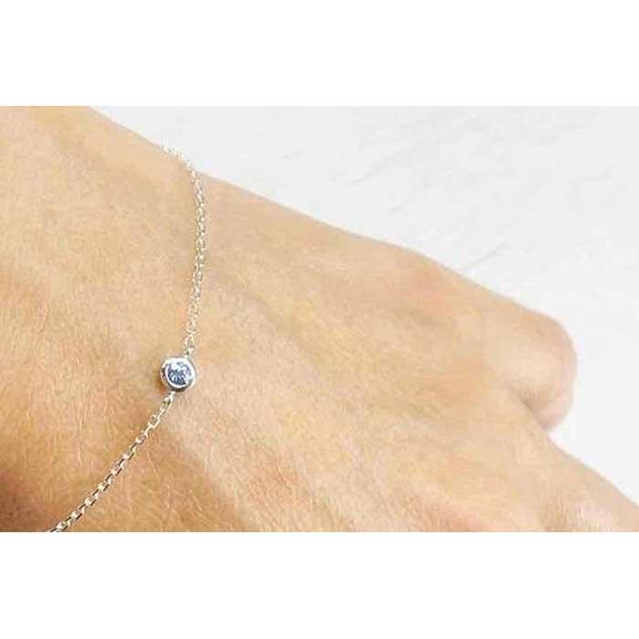 【ふるさと納税】【プレゼント包装付き】誕生石ブレスレット（シルバー） サムネイル2