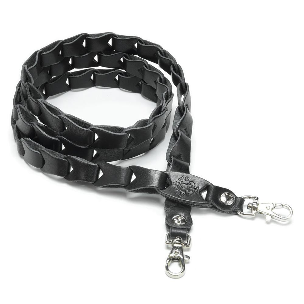 ショルダーチェーンストラップ タイプ2 Mサイズ 栃木ブラック 【Ricky’s】栃木レザー 本革 リッキーズ | 雑貨 日用品 人気 おすすめ 送料無料